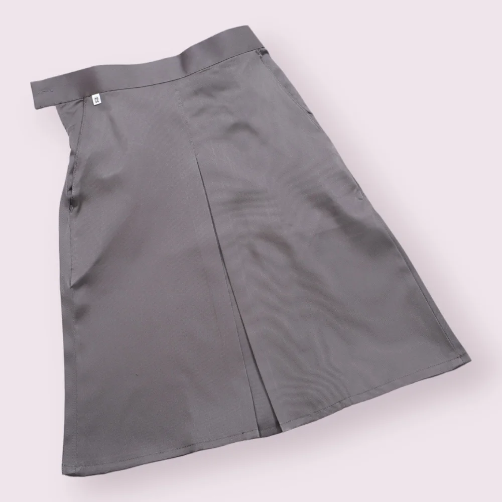 Skirt Pc Grey Colour Rills School Dolphin Uniforms