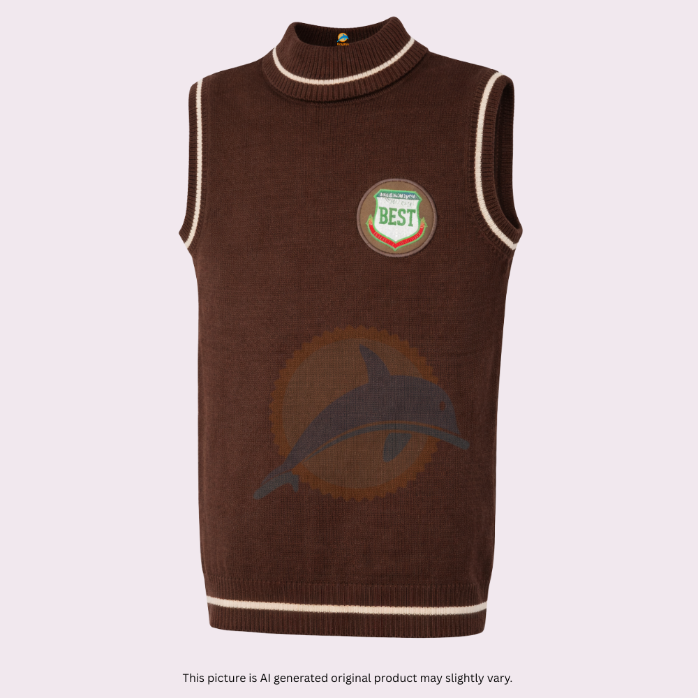 Black and White Square Wedding Logo (29) Girls Sweater The Best - Image 1